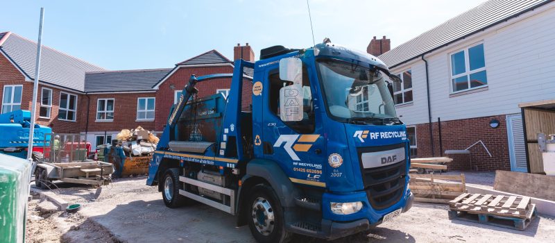 rf recycling skip hire lorry